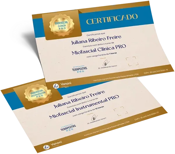 Certificados da Formação LMF PRO
